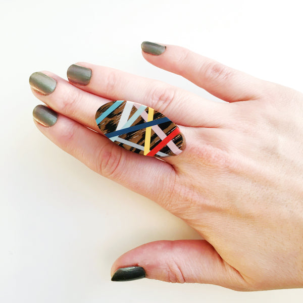 Primary Wenge Wood Ring