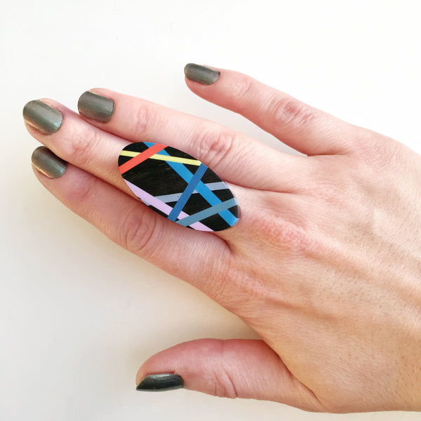 Ebony Highlighter Ring