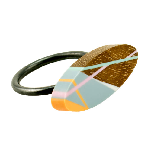 Laura Jaklitsch Jewelry Wood x Polyurethane Stacking Rings