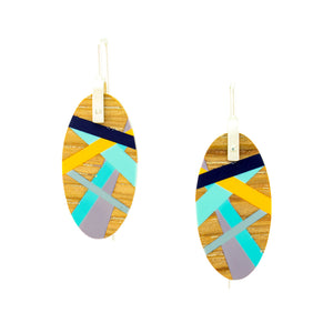 Blue Oak Mini Earrings