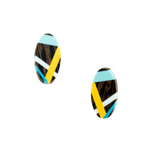 Blue wood studs 