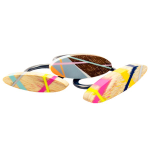 Laura Jaklitsch Jewelry Wood x Polyurethane Stacking Rings 